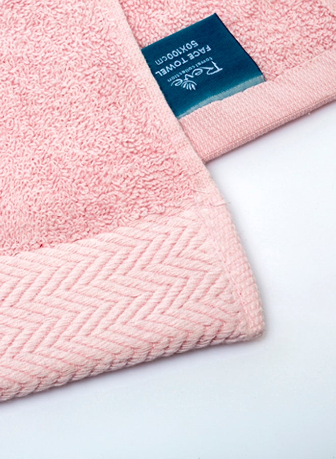 REVE Bath Sheet Pink Concepto 100x180cm