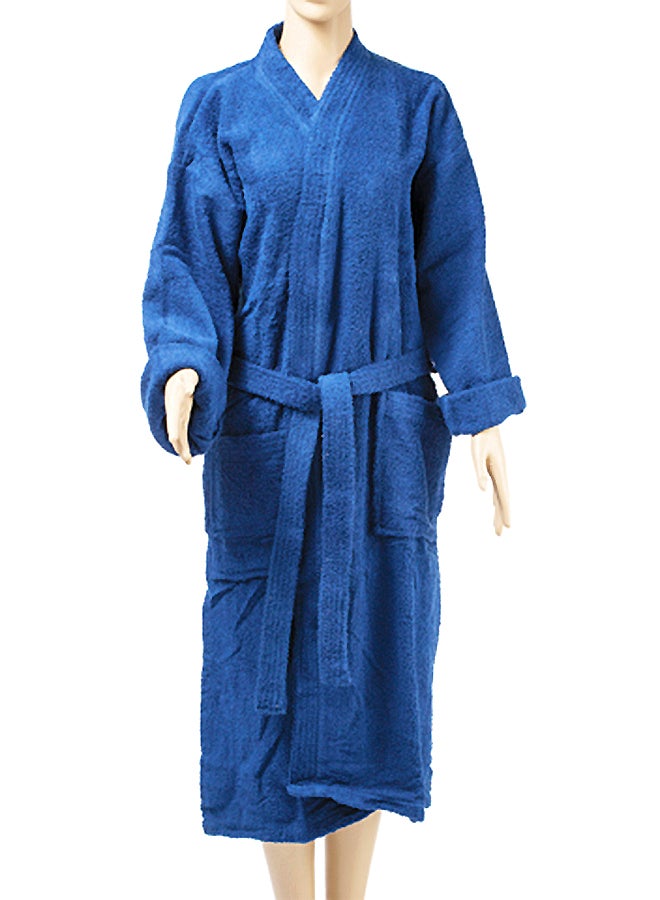 REVE - Kimono Style Bath Robe Blue L - Image 1