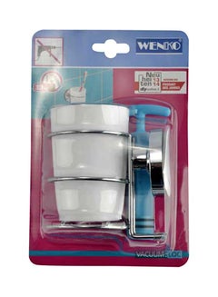 Wenko Wall Toothbrush Cup White 