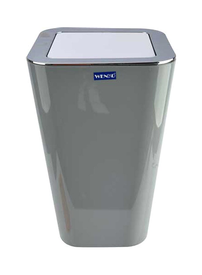 Wenko Candy Swing Top Bucket Grey 6Liters 