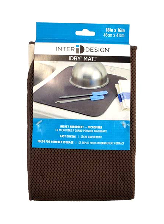 InterDesign Drying Drier Mat Mocha/Ivory