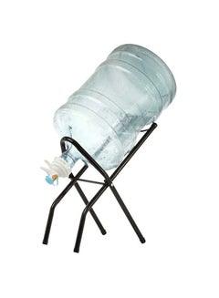 Water Dispenser Bottle Stand Foldable Black