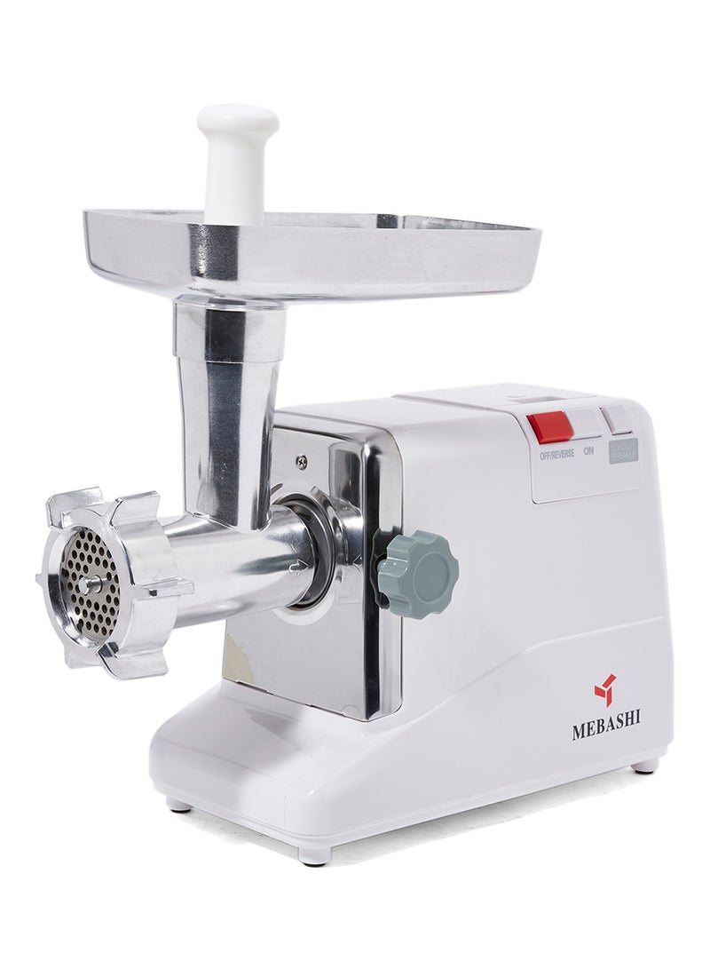 ميباشي مفرمة اللحوم بقدرة 2000 وات 2000.0 W ME-MG1005W أبيض/فضي - Image 1