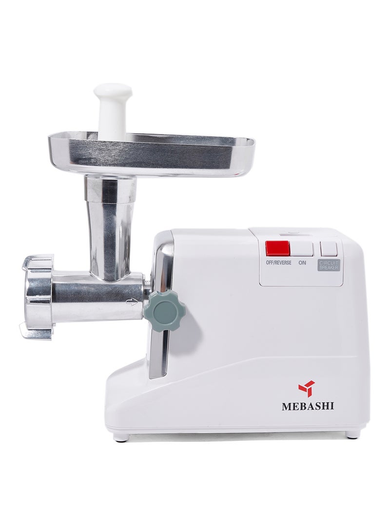 ميباشي مفرمة اللحوم بقدرة 2000 وات 2000.0 W ME-MG1005W أبيض/فضي - Image 2