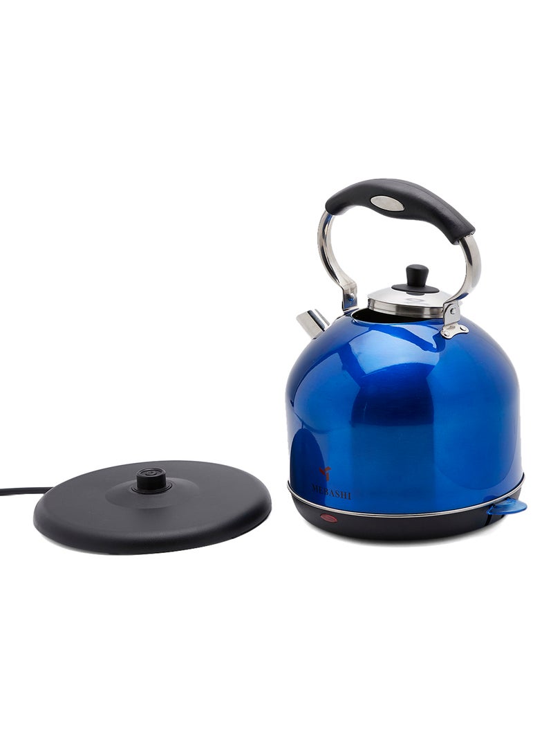 ميباشي غلاية مع مقياس الماء 4 L 2200 W ME-KT5002B أزرق/ أسود/ فضي  - Image 3