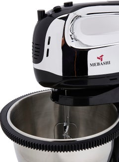 ميباشي خلاط عمودي بحامل دوار بقدرة 300 وات ME-SBM1003 أسود/ فضي  - Image 2