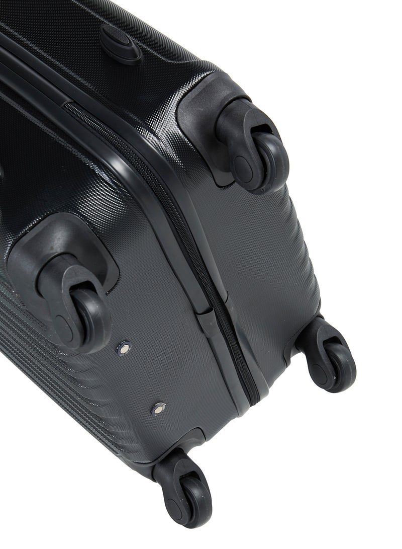 SENATOR Hard Case Travel Bags Trolley Luggage Set of 3 ABS Lightweight Suitcase with 4 Spinner Wheels KH132 Black - Image 5