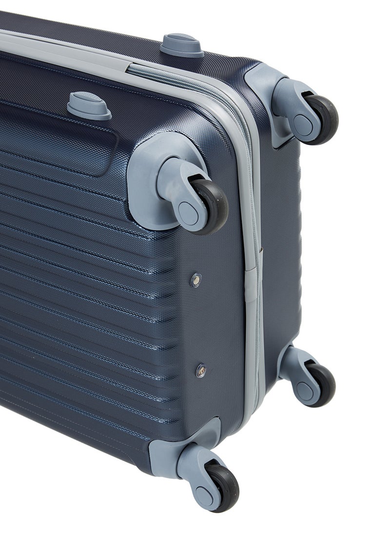 SENATOR Hard Case Travel Bags Trolley Luggage Set of 3 ABS Lightweight Suitcase with 4 Spinner Wheels KH132 Navy/Grey - Image 5