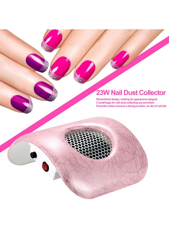 ANSELF Nail Dust Collector Machine Pink - Image 5