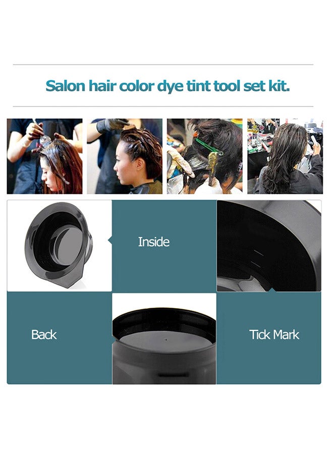 ANSELF 5-Piece Hairdressing Brushes Set Black - Image 4