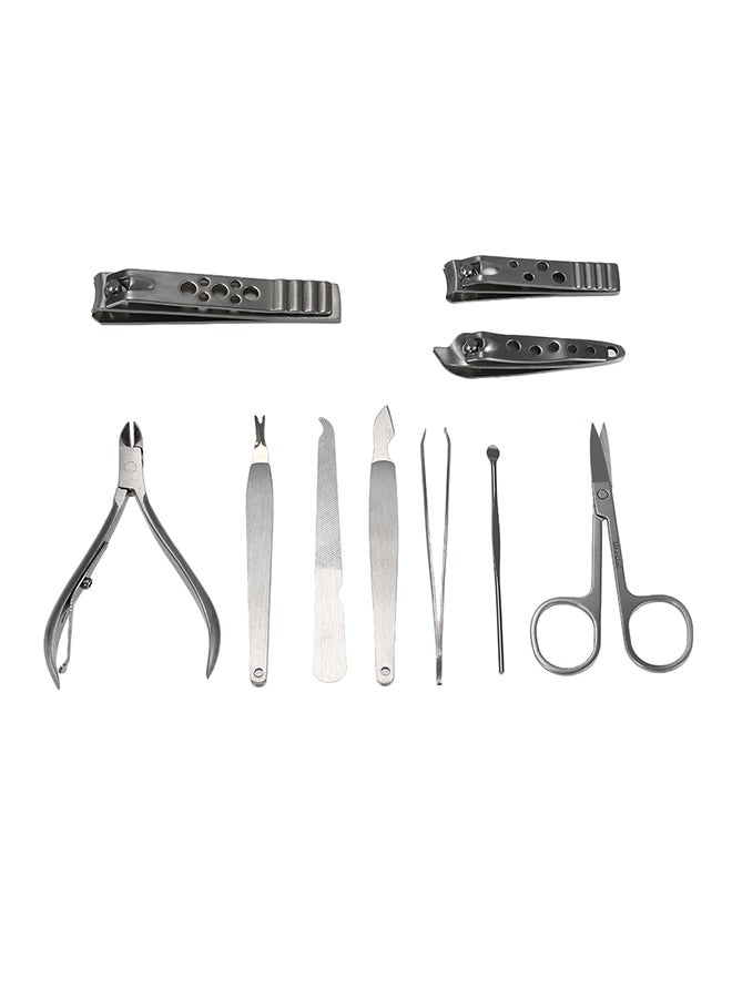 ANSELF - 10-Piece Nail-Clippers Set Silver - Image 1
