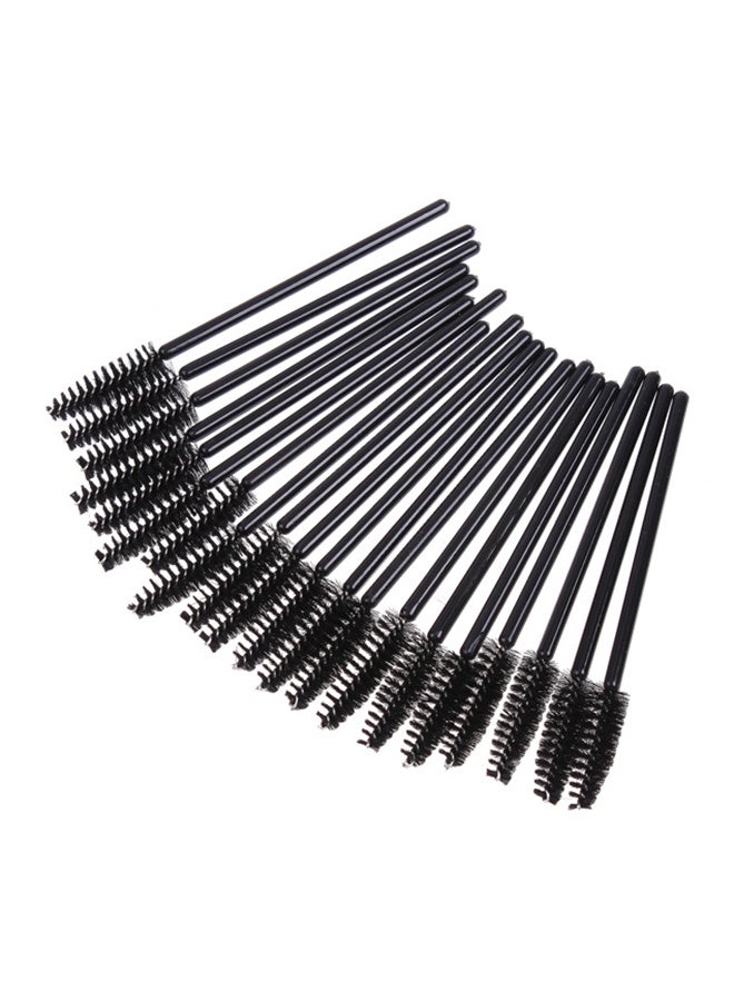 آنسيلف فرشاة رموش للاستخدام مرة واحدة من 20 قطعة أسود