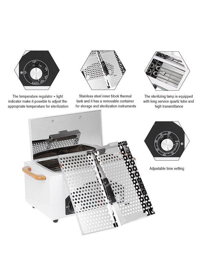 ANSELF High Temperature UV Nail Mini Sterilizer White - Image 4