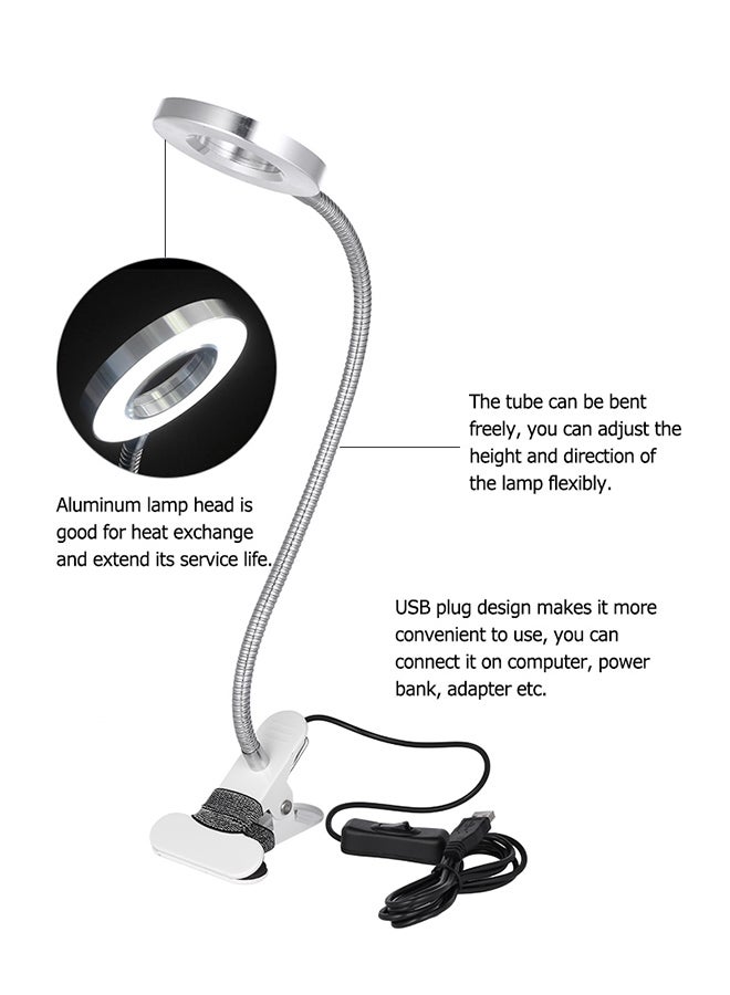 آنسيلف مصباح المكتب لفن تزيين الأظافر فضي - Image 4