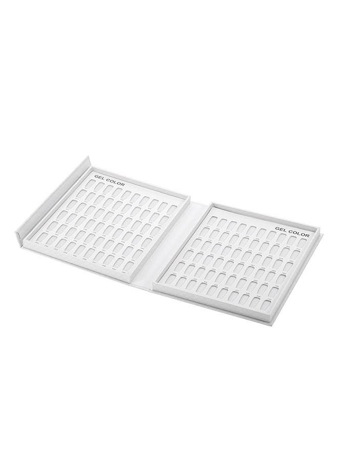 ANSELF Nail Gel Display Chart with Tips White - Image 2