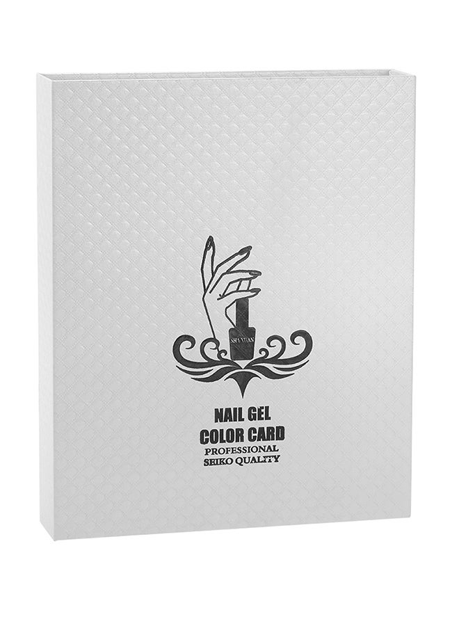 ANSELF Nail Gel Display Chart with Tips White - Image 4