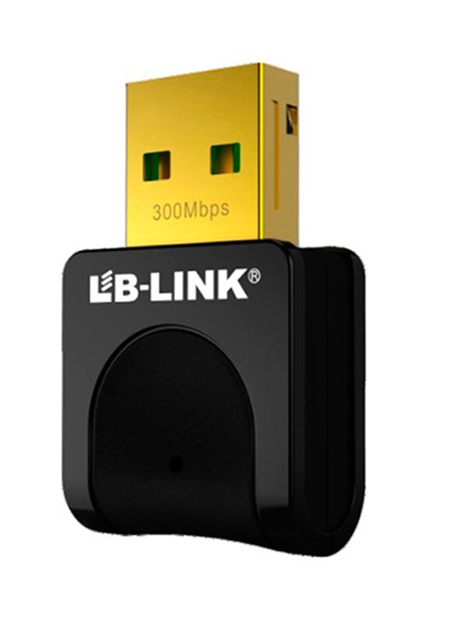 LB لنك محول N لاسلكي بمنفذ USB وبسرعة 300 ميجابت في الثانية أسود  - Image 1