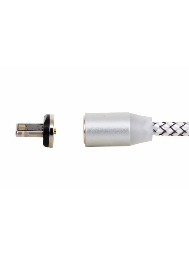 3-In-1 Magnetic Charging Adapter Cable Silver/Black - Image 2