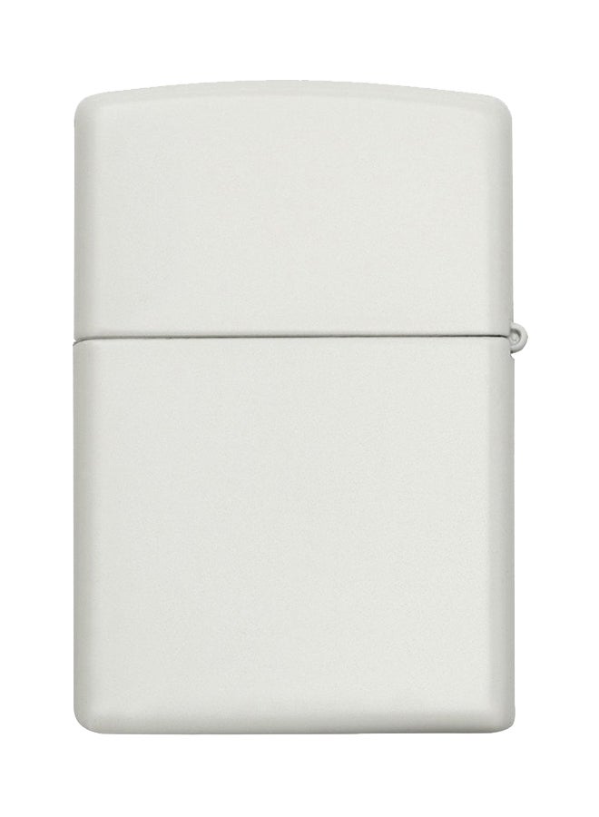 زيبو ولاعة كلاسيكية تعمل بالغاز مضادة للرياح أبيض مطفأ - Image 3