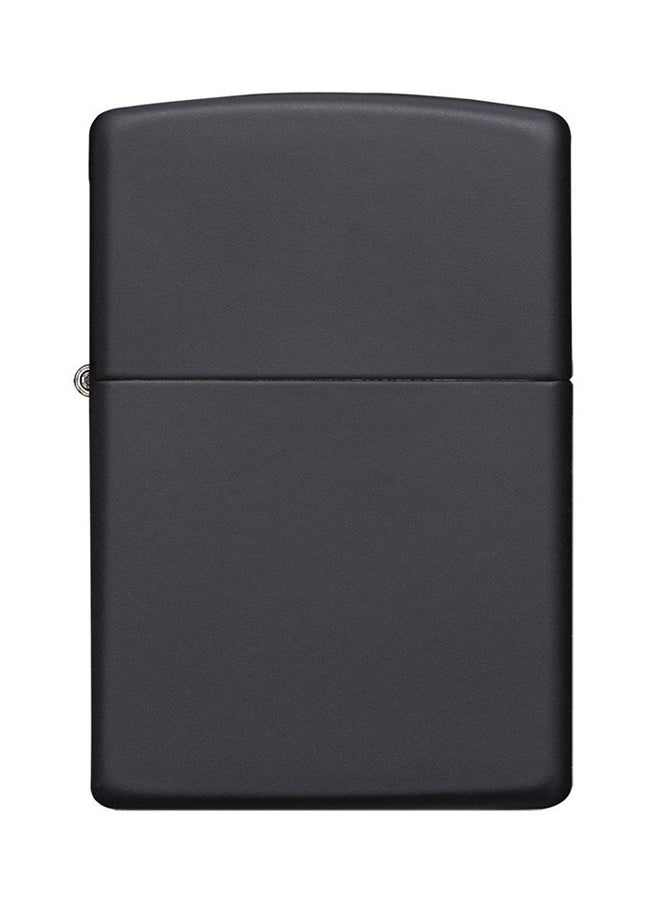 زيبو ولاعة تعمل بالغاز مضادة للرياح أسود غير لامع - Image 2