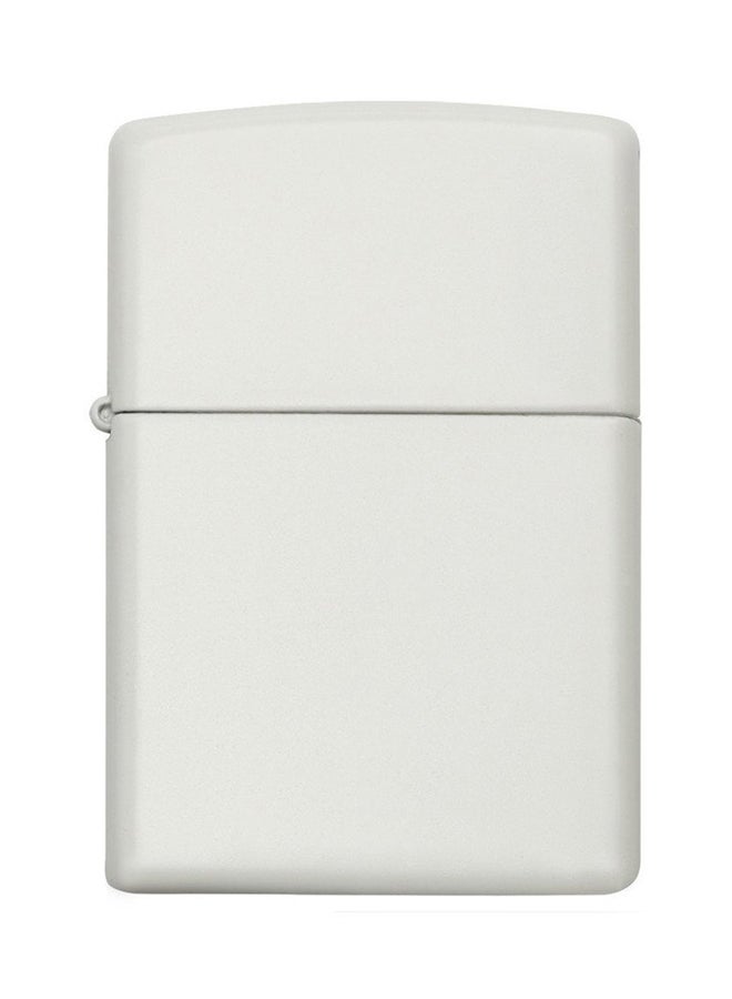 زيبو ولاعة كلاسيكية تعمل بالغاز مضادة للرياح أبيض مطفأ - Image 2