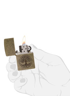 Zippo Tree Of Life Windproof Gas Lighter Gold  - Image 4