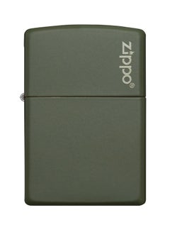 Zippo Windproof Gas Lighter Green Matte  - Image 2