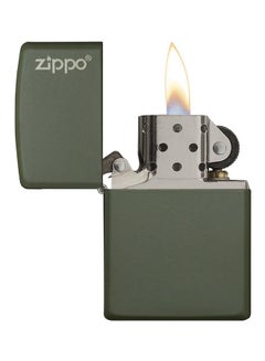 Zippo Windproof Gas Lighter Green Matte  - Image 3