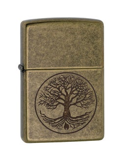 Zippo Tree Of Life Windproof Gas Lighter Gold  - Image 1