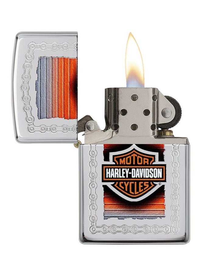 زيبو ولاعة تعمل بالغاز منقوش عليها شكل سلسلة من هارلي ديفيدسون - Image 3