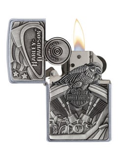 Zippo Harley Davidson Motor Flag Windproof Gas Lighter  - Image 3