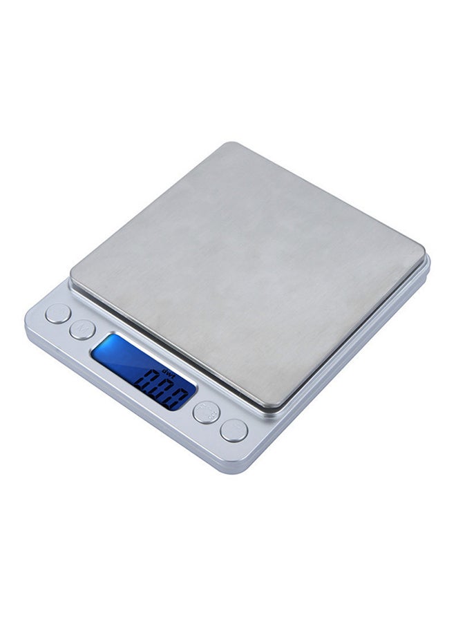 Digital Kitchen Scale Silver 7.2x12x2cm - Image 1