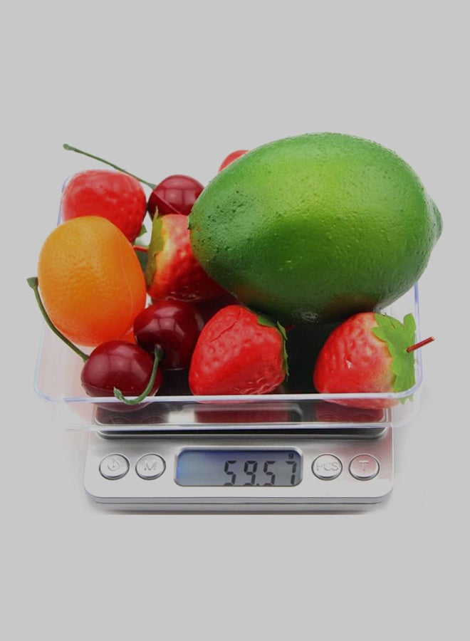 Digital Kitchen Scale Silver 7.2x12x2cm - Image 4