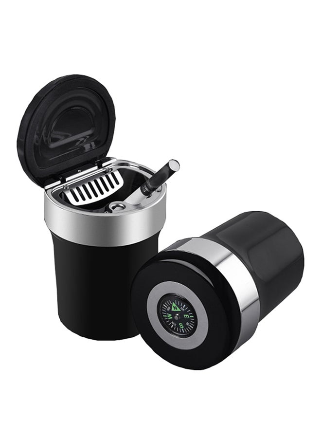 Generic Car Cigarette Ashtray Ash With Blue LED And Compass  - Image 2