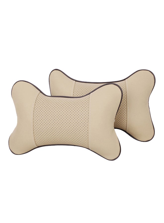 2-Piece Perforated Car Headrest Cushion - Image 1