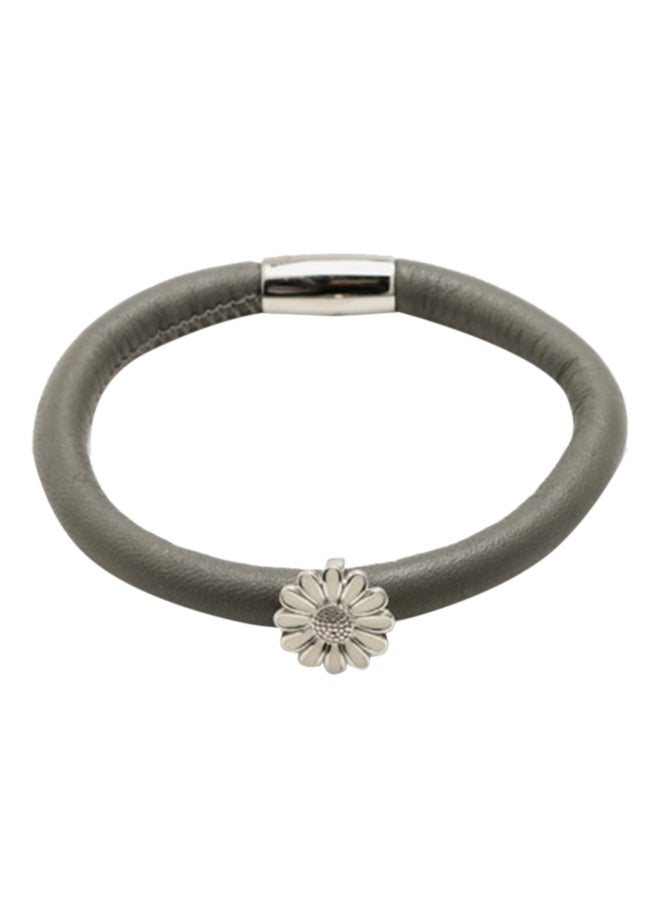 CHRISTINA DESIGN LONDON Leather Marguerite Bracelet - Image 1