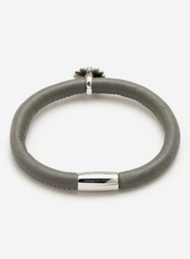 CHRISTINA DESIGN LONDON Leather Marguerite Bracelet - Image 2