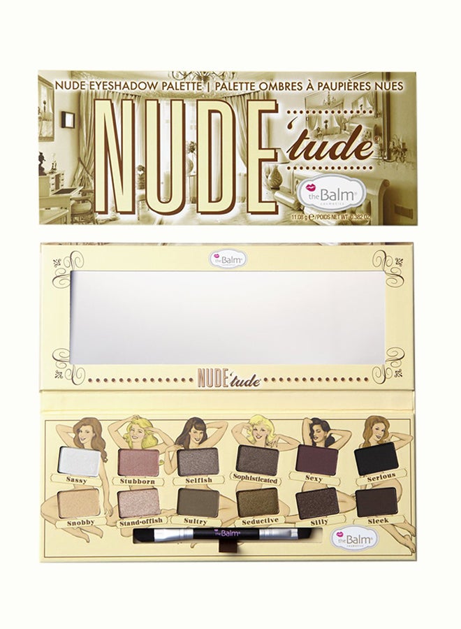 theBalm Nude'tude Eyeshadow Palette Naughty - Image 1