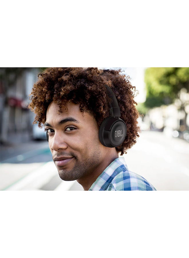 JBL - T450BT On-Ear Wireless Headphones Black - Image 1