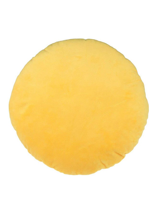 BeeCool Emoji Love In My Eyes Round Cushion Pillow Yellow/Red  - Image 2