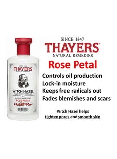 THAYERS Witch Hazel With Aloe Vera Toner Rose Petal  - Image 3