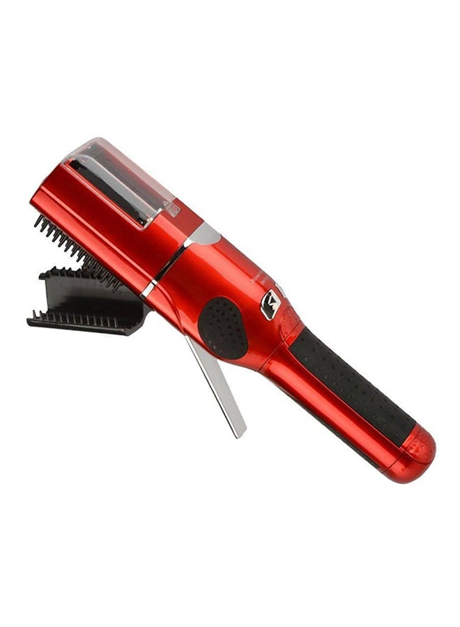 FASIZ Electric Cordless Damaged Hair Ends Remover Comb Red - Image 1