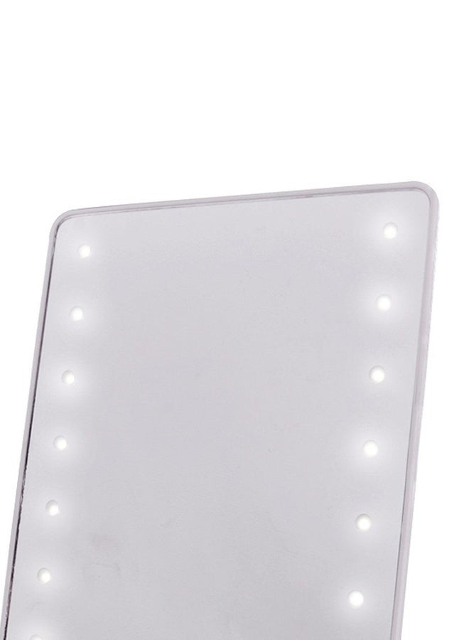 Generic Makeup Mirror With LED Lights Multicolour 22x16cm  - Image 5