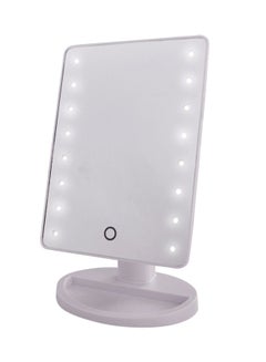 ماركة غير محددة مرآة ماكياج مزودة بمصابيح LED متعدد الألوان 22x16سم  - Image 1