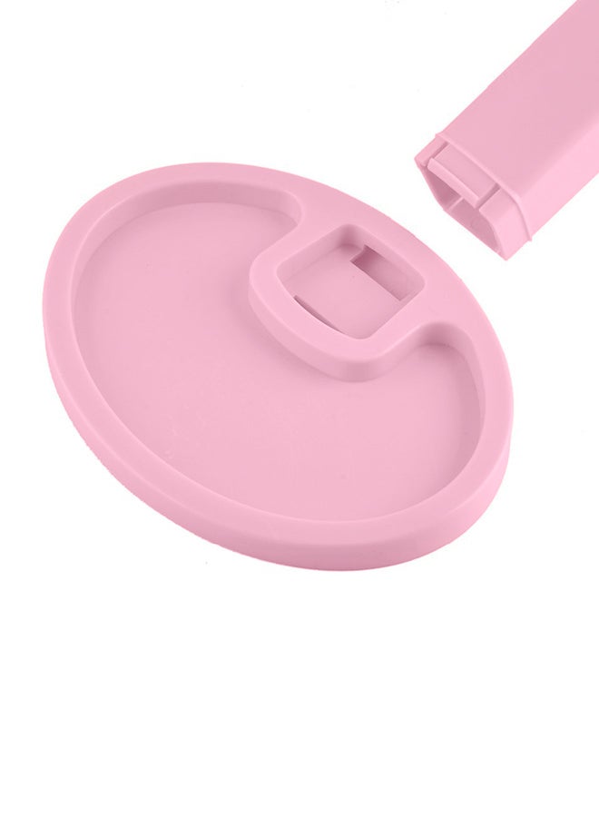 Generic Makeup Mirror With LED Lights Pink 14x8x5inch  - Image 4