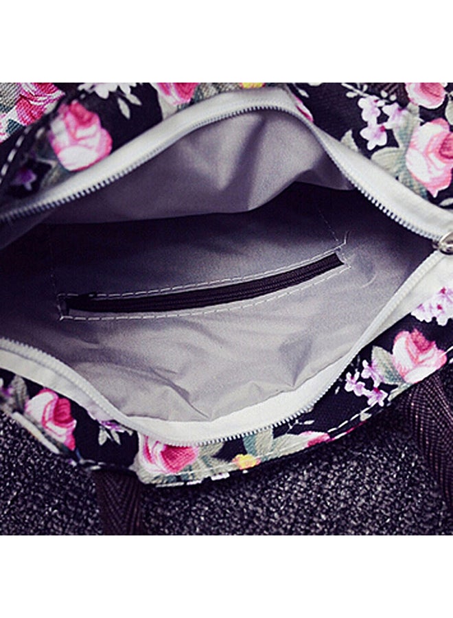 Bluelans - Rose Flower Printed Tote Bag Multicolour - Image 1