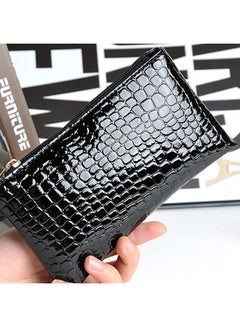 Bluelans Crocodile Pattern Clutch Black  - Image 5