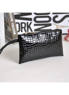 Bluelans Crocodile Pattern Clutch Black  - Image 3
