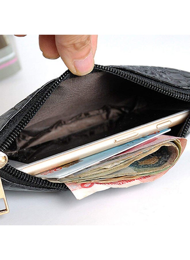 Bluelans - Crocodile Pattern Clutch Black - Image 1
