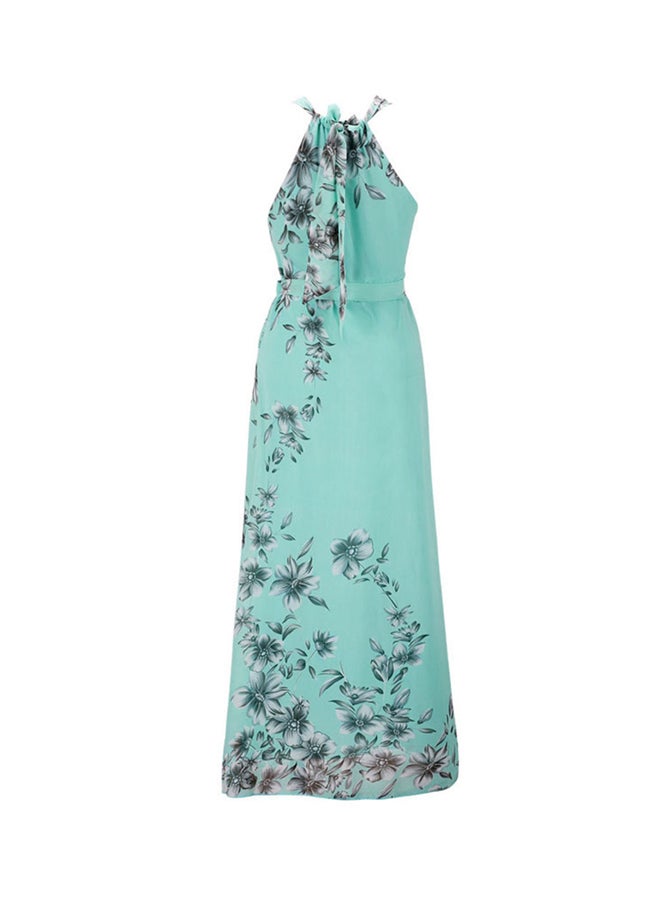 Y&D Floral Print Maxi Dress Green  - Image 2